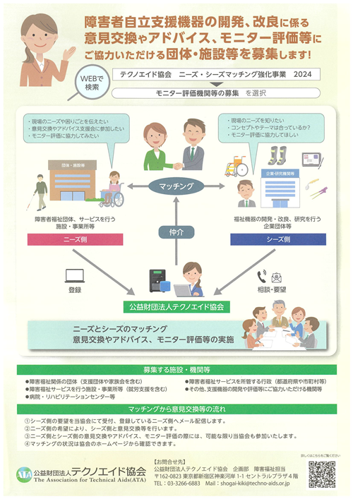 ニーズ・シーズマッチング交流会2025開催のお知らせ